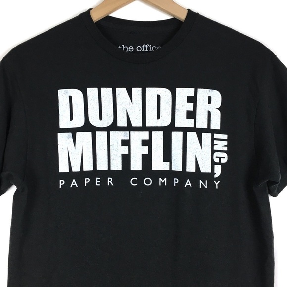 THE OFFICE T Shirt Dunder Mifflin Paper Company Graphic Short Sleeve Size Medium - Picture 3 of 9